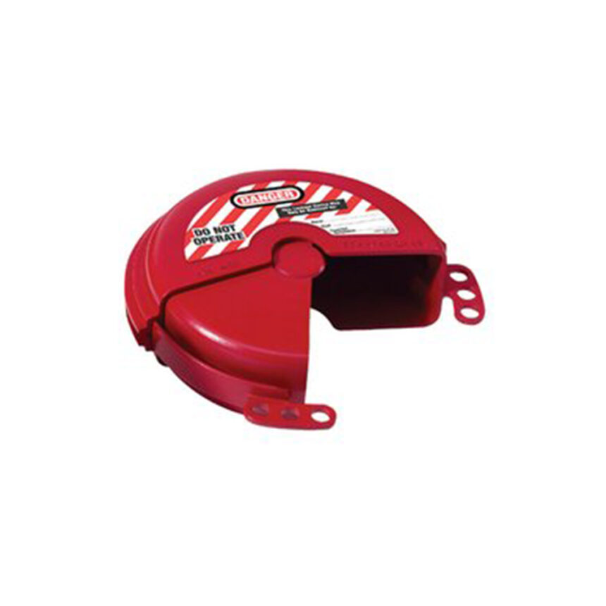 Quick Lock Rotoating Base Valve Lockout Master Lock 483 Rotating Gate - Red Safety Lock For 6-10 ...